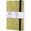 tumuarta Libro da Schizzo per Acquerelli, 300g, 100% Cotone, 19x13 CM, 24 Fogli, Ritratto a Grana Fine, Senza Acidi, Libro per Acquerelli, Blocco per Appunti per Acquerelli da Utilizzare come Libro da Schizzo