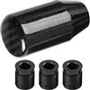 EBTOOLS Pomello Sportivo Panda Pomello Cambio Verde Carbonio Street Aero Knob Carbon Cambio Adatto Percar Modified Stand Head Manopola Di Comando Manuale Stick (Fibra