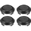 A ABSOPRO 4pz 61mm 64mm Ruota Centro Mozzo Cappucci Coprimozzo Coperture Universale Nero