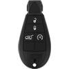 EMSea Custodia per chiave auto a 4 pulsanti compatibile con Jeep Grand Cherokee compatibile con Chrysler 300C 2008-2010