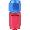 EBTOOLS Raccordo Terminale Tubo AN8 Giunto Girevole Terminale Estremità del Tubo Flessibile del Tubo dell'olio Adattatore per Raccordo della Linea del Carburante Colore Blu e Rosso