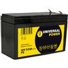 Universal Power AGM UPS12-7.2 F2 12V 7,2Ah AGM batteria UPS connessione senza manutenzione F2