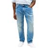 Tommy Hilfiger Uomo Jeans Madison Vita Media, Blu (Bennet Blue), 50W/36L