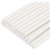 QUARKZMAN 30Pz Stick Colla a Caldo Mini, 7mm x 300mm Colla a Caldo Bastoncini per Pistola, Bianco