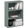 Furinno PASIR Libreria 3 Ripiani, Libreria Con Ripiani Portaoggetti, Per Soggiorno, Camera Da Letto, Home Office, Verde Salvia