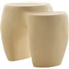 Mogg - Tavolino d'appoggio Dune - Beige - Gres - Designer Simone Fanciullacci