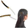 Decap Confezione da 2 fermagli per capelli da donna, made in France, con perno a sfera per capelli, 2 pezzi. (CAREY)