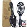 Ri|Do Systems Spazzola districante per capelli - spazzola capelli bagnati mossi ricci - anti rottura e sciogli nodi per extension donna - design a spirale ergonomico - [TESTO MOLTO BUONO]