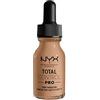 NYX Professional Makeup Fondotinta Total Control Pro Drop, Dosaggio preciso, Copertura personalizzabile e modulabile, Formula vegana, Finish come una seconda pelle, 13 ml, Tonalità: Classic Tan