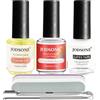 JODSONE Kit per la rimozione dello smalto gel - Set con 15 ml di solvente per smalto gel, olio per cuticole e nastro in lattice, set completo di strumenti per la rimozione dello smalto e la manicure