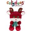 GIPSY TOYS - PELUCHE RENNA NICO CUTYDOOS CHRISTMAS - 13 CM - ROSSO E SCIARPA VERDE