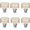 WULUN E14 Lampadina Led 9W Equivalente Alogene 90W, 88 SMD 2835 LEDs, Super Luminosa 900LM LED Luci, Bianco Caldo 3000K Ceramica Lampada LED, AC 220-240V, Non dimmerabile, Confezione da 6