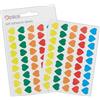 Blick - Adesivi a forma di cuore, colori assortiti, 70 pezzi
