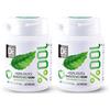 DC24 DAILY CARE Gomma da masticare con 100% Xilitolo, senza zucchero e aspartame, gomma da masticare alla menta, rinfresca l'alito, senza glutine, vegana, 60 pezzi, confezione da 2