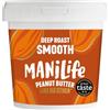 MANÍLIFE ManiLife Burro di Arachidi Peanut Butter 900g | Alto Contenuto Proteico | Completamente Naturale | Monorigine | Senza Zuccheri Aggiunti & Senza Olio di Palma | 'Smooth Deep Roast' Naturalmente Cremoso