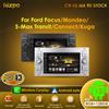 Hizpo 2 Din Android Autoradio Stereo GPS Carplay Autoradio Per Ford Focus 2 Mondeo S/C-Max Kuga Fiesta Fusion Video Multimediale