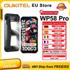 OUKITEL WP58 Pro Smartphone Rugged Android 15, 24GB (8+16) RAM, 512GB ROM, 10000mAh, 33W, 6.7'' HD 120Hz, 64MP, NFC, Luce da Campeggio