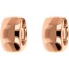 BRONZALLURE Orecchini Donna placcati Oro Rosa 18k - Orecchini a Cerchio Lucidi Anallergici - Diametro 1.5cm - Gioielli Made in Italy - Idea Regalo Compleanni, Anniversari, Festa Donna, Festa Mamma