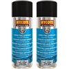 Hycote Quick Dry Vernice per Cerchi 400ml - Nero Lucido (Confezione da 2)