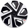 J-Tec Set di 4 Copricerchi J-Tec ST 17 Pollici Argento/Nero
