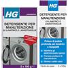 HG Detergente per Manutenzione di Lavatrici e Lavastoviglie, Anticalcare, Rimuove i Depositi e Supporta nella Manutenzione degli Elettrodomestici, 2 x 100 g