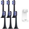 SOOENJOY 6 testine di ricambio per spazzolino elettrico XIAOMI MIJIA T700 Sonic con setole Dupont con portaspazzolino
