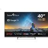 Smart Tech Smart TV 40 Pollici Full HD LED Google TV Nero 40QG01V