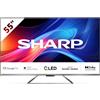 Sharp Smart TV 55 Pollici 4K Ultra HD LED Google TV Nero 55GP7265E
