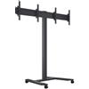 Itb Carrello monitor 60" MULTIBRACKETS Public Display Stand 180 HD Dual Black