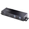 Startech.Com Hub USB 3.2 Gen 2 industriale Black 7 porte HB31C5A2CME