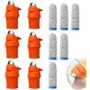 leruiyezs Set 6 Pezzi Taglierine per Verdura Set Giardinaggio con Coltelli da Pollice in Silicone E Protezioni Antitaglio in HPPE per Raccolta Ortaggi E Potatura Confortevole Sicuro per Uomo E Donna