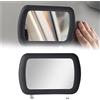 CGEAMDY Universale Specchio Parasole per Auto, Specchietto per il Trucco per Auto, Specchietto per il Trucco per Auto, Cosmetico per Trucco Parasole Specchio per Il Truccos Dell'automobile