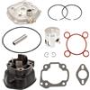 Anlseiod KT00109 GRUPPO TERMICO CILINDRO CILINDRO PISTONE 70CC D.47 BENELLI BETA AEROX MALAGUTI PHANTOM MBK NITRO LC 50 2T MALAGUTI F12 MINARELLI ORIZZONTALE H2O SP.10 GHISA
