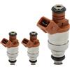 Frankberg 3x Valvole di iniezione Ugello di iniezione Compatibile con Matiz M100 M150 1.0 Matiz M200 M250 0.8 Matiz M100 M150 0.8 Replace# 96620255