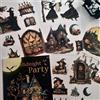 Kesari Scrapbook Stickers Accessori per Bullet Journal,20 fogli Adesivi Gotic Hexen a tema Halloween per decorazioni,journaling, album fotografici, blocchi note,computer,scrapbooking(Forest Party)