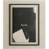 Kazai. Cornice Foto 'Toke' | A2 / 40x50 / 40x60 | Cornici in legno di design da Berlino | Con passepartout e doppio vetro | Decorazione in legno | Quercia, nero