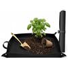 Livlig53 LIVLIG tappetino per piante, robusto tappetino per vasi in similpelle, tappetino da lavoro idrorepellente, tappetino per giardinieri, 70x45 cm, antracite