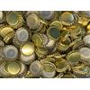 AE-GLAS - 25, 50, 100 o 125 tappi a corona oro non perforati per bottiglie di birra e per la chiusura di qualsiasi bottiglia standard da 26 mm (100 pezzi)