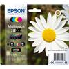EPSON Multipack Epson nero / ciano / magenta / giallo C13T18164012 T1816 4 cartucce d'inchiostro XL T1811 + T1812 + T1813 + T1814