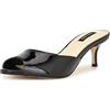 Nine West Luvlie, Sandali con Tacco Donna, Nero 001, 38 EU