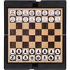 Tongdejing MIAOQI - Set di scacchi magnetici pieghevoli, mini tascabile, portatile, tradizionale, divertente, magnetico, pieghevole, per viaggi, scuola