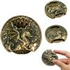 7JI DND Ruota Dadi Spinner Metallici, 7 in 1 Dungeons And Dragon Game, Wheel Dice Spiner, Roulette Dadi Spinner,Accessori per Giochi da Tavolo di