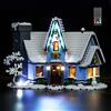 MENZAVA Kit di Illuminazione a LED (Telecomando) Compatibile con LEGO 10293 La visita di Babbo Natale Icons Modello da Costruire - Set di luci per a LED Il Modello (Non includere Il Modello)