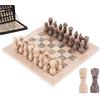 MARBLE RANGE Set di scacchi in marmo per adulti, 30,5 cm, fatto a mano, Verona e Oceanic, gioco da tavolo con 32 pezzi di scacchi, 2 regine extra e scatola portaoggetti, gioco da viaggio di lusso, elegante per la