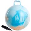 U&C Planet 50 CM Pallone da Salto per Bambini 6-9 Anni Supporta Fino a 100 kg Design Antiscivolo con Pompa Palla da Salto in PVC per Interni ed Esterni