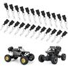 YUNYU 24 clip per carrozzeria RC con linguette a strappo, aggiornamenti e modifiche senza sforzo, compatibili con modelli in scala 1/10, 1/12, 1/16
