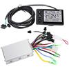 Dilwe Motor Brushless Controller + Display LCD, Kit 24V-48V per Bicicletta elettrica Senza spazzole(36V/48V 350W)