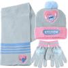 The Geeky Pop Set invernale Stitch per bambina - Cappello, sciarpa e guanti Disney - Accessori caldi e morbidi - Idea regalo per le fan di Stitch