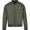 Urban Classics Diamond Quilt Nylon Jacket Giacca, BK/LGR, XXL Uomo