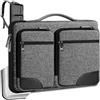 ZINZ Custodia Protettiva a 360° per Laptop 15 15,6 16 Sleeve, Borsa a Mano Resistente all'Acqua con Cinghie Compatibile con MacBook Neo Pro Air 16/15, XPS 16 e PC 15 15,6 16,G01BK02
